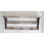 (ESF1018) Wooden Shelf with Hangers